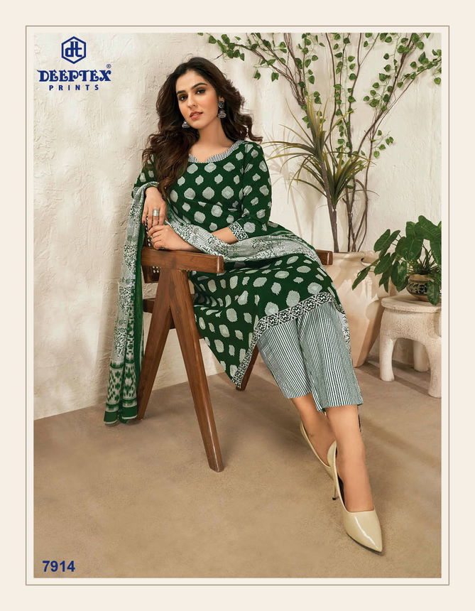 Miss India Vol 79 By Deeptex Cotton Dress Material Catalog